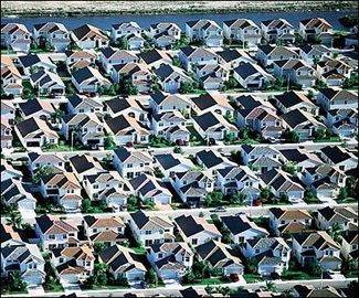 Neighborhoods like these may be entirely populated by zombies.